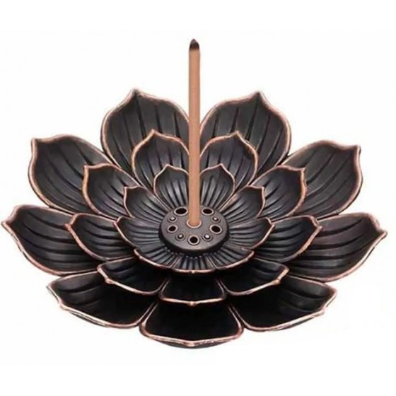 Porte-Encens Fleur de Lotus en cuivre